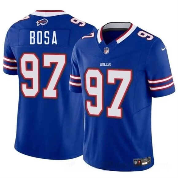 Mens Youths Kids Womens Joey Bosa Blue Vapor Stitched Jersey